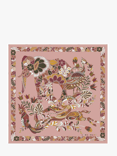 Longchamp Soie gots Sjaal Roze